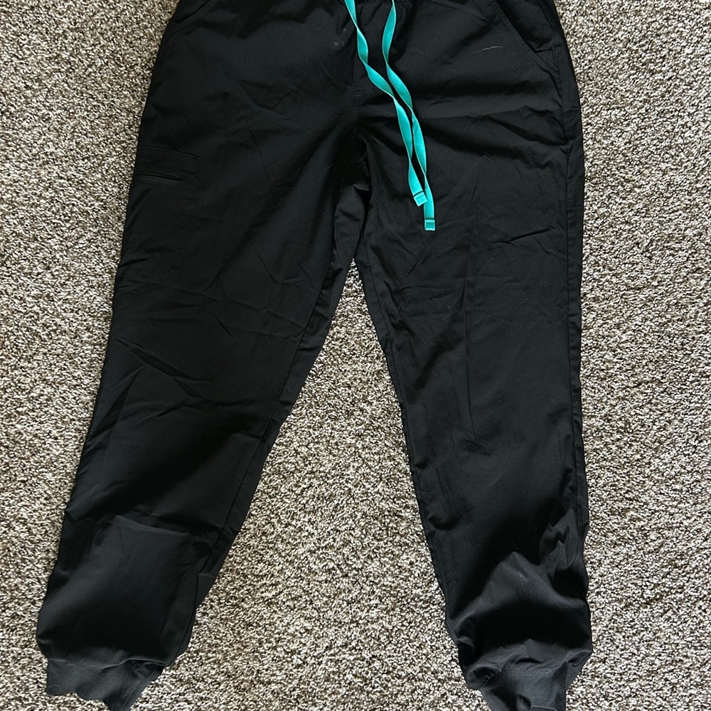 Figs Black Joggers